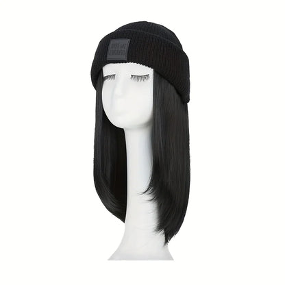 Parrucca con Cappello Beanie - Onde Naturali 20" | DHPower