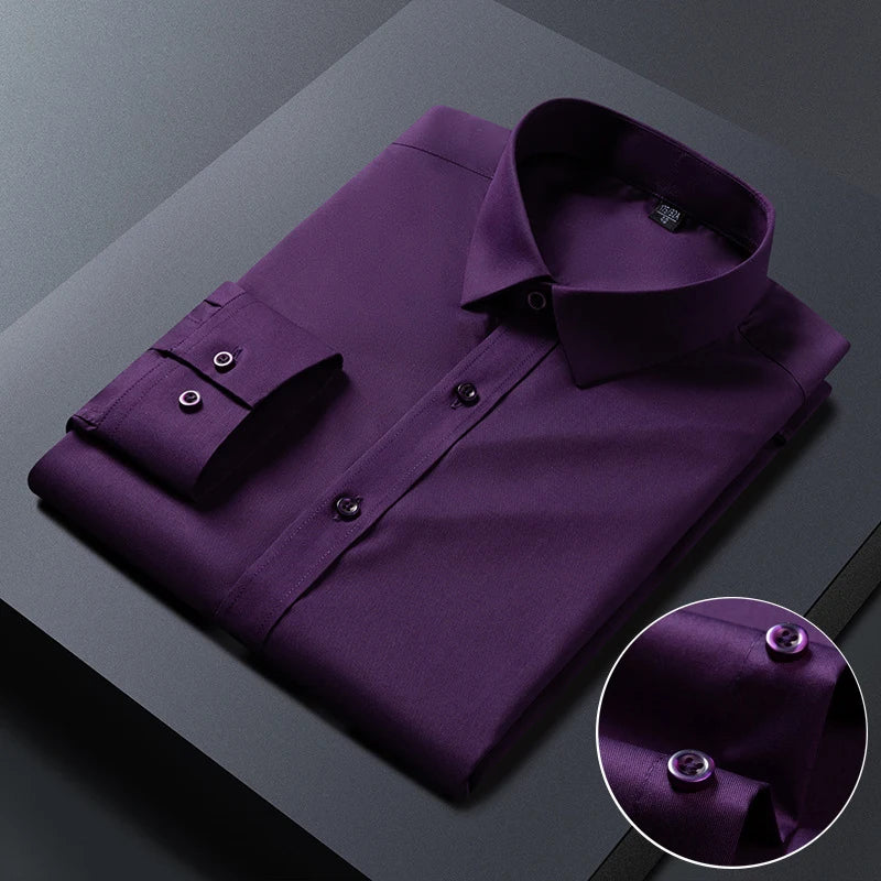 Camicia Uomo Fibra Bamboo No-Stiro | DH Power Bamboo Luxury Eco-Premium