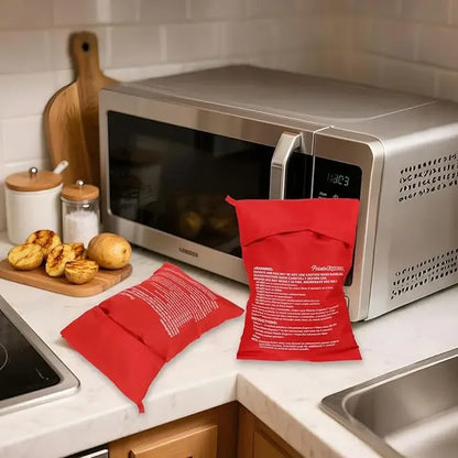 Titolo: Set 3 Sacchetti Magici Patate Microonde - Cottura Rapida in 4 Minuti Senza Neanche Pelarle