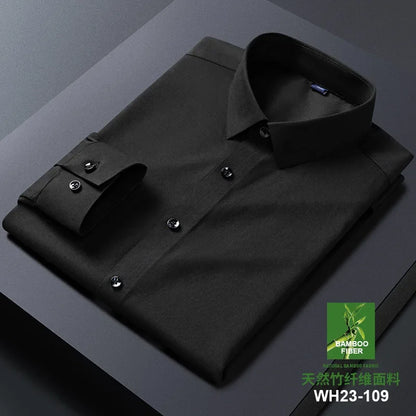 Camicia Uomo Fibra Bamboo No-Stiro | DH Power Bamboo Luxury Eco-Premium