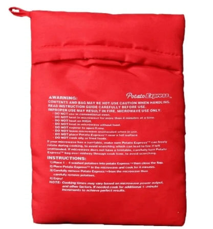 Titolo: Set 3 Sacchetti Magici Patate Microonde - Cottura Rapida in 4 Minuti Senza Neanche Pelarle