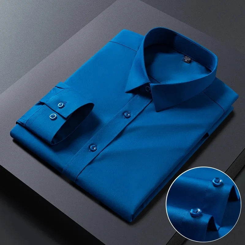 Camicia Uomo Fibra Bamboo No-Stiro | DH Power Bamboo Luxury Eco-Premium