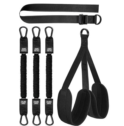 Fasce Elastiche Fitness Resistenza - 5 Livelli Pull-Up Allenamento Casa Palestra