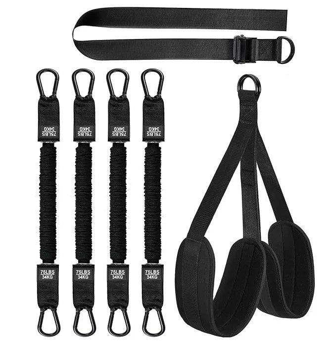 Fasce Elastiche Fitness Resistenza - 5 Livelli Pull-Up Allenamento Casa Palestra