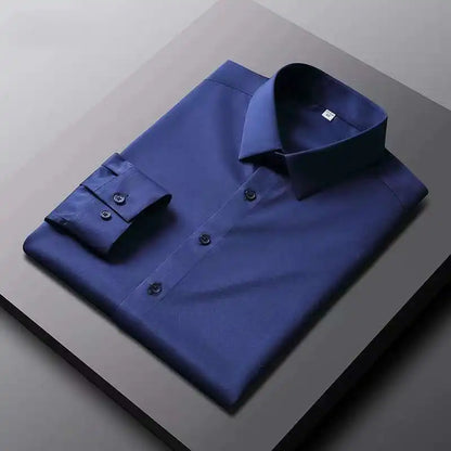 Camicia Uomo No-Stiro Maniche Lunghe | Business Casual Anti-Piega DH Power
